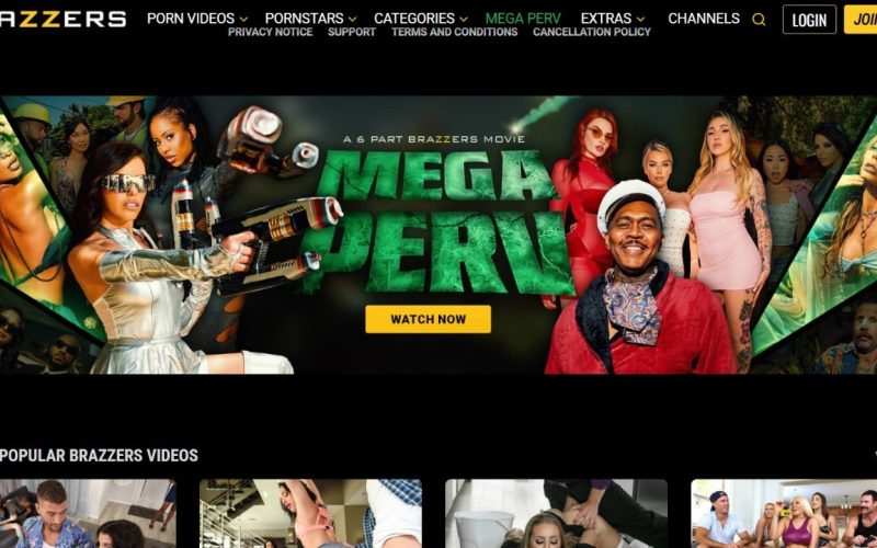 Brazzers Free Trial: the Brazzers home page in September 2026