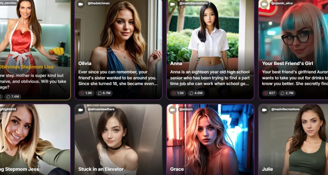 GPT Girlfriend Free Trial: the GirlfriendGPT character gallery in September 2026