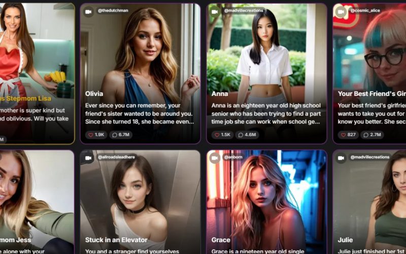 GPT Girlfriend Free Trial: the GirlfriendGPT character gallery in September 2026