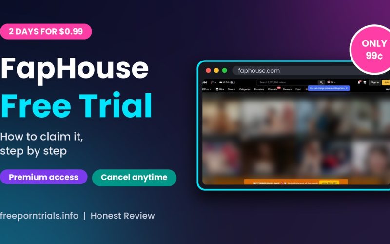 FapHouse Free Trial: 2 Days of 2 Million+ Videos for $0.99 (2026)