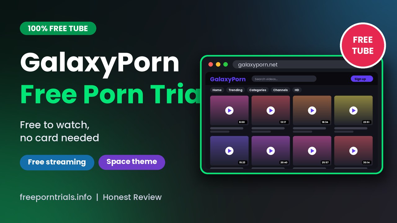 GalaxyPorn GalaxyPorn Free Porn Trial header showing the GalaxyPorn homepage